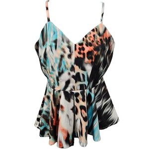 Bebe Swim Tankini Adjustable Strap Top